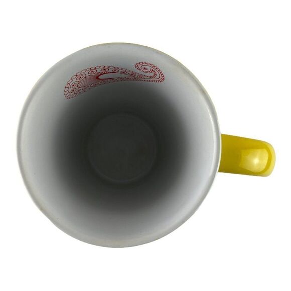 DAVID'S DAVIDS Tea The Perfect Mug Yellow Paisley - Picture 4 of 7